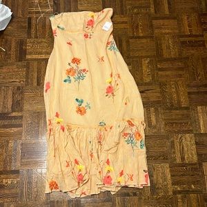 Free people sunshine combo midi dress